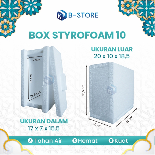 Styrofoam Box / Cork Box / Custom Mini Styrofoam Box 20x10x19 | Shopee ...