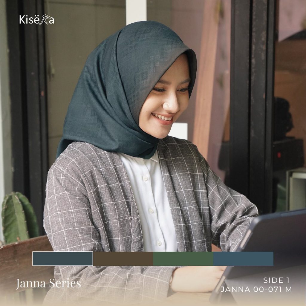 Kisera Official | Janna 071 | One Four-Color Hijab | The first ...