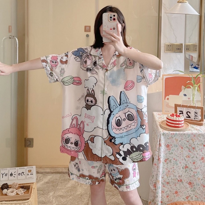 FuJI LABUBU SLEEPWEAR PAJAMA | Shopee Philippines