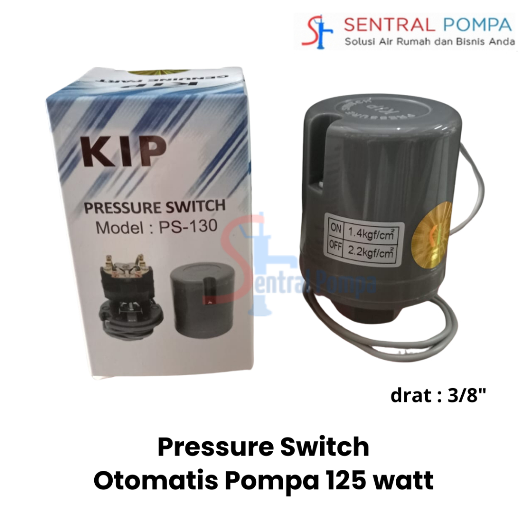 Pressure Switch KIP 3/8 inch Automatic Water Pump PS-130 inner thread 3 ...