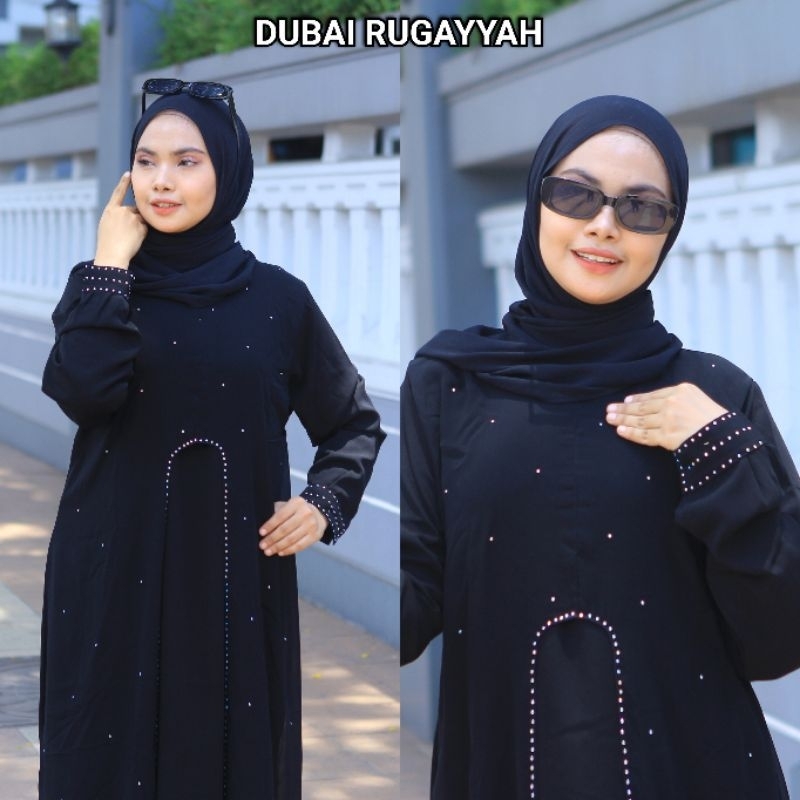 Free shipping black abaya wholesale center dubai rugayyah rugayah ...