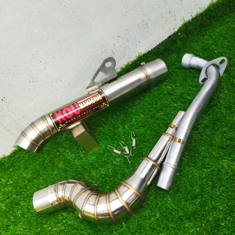 Kou mahachai tube type Canister 1set exhaust for Furry125 raider j Jrp ...