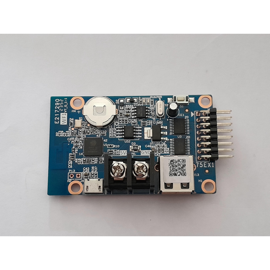 Huidu Controller Wifi RGB Full Color Running Text P10 | Shopee Philippines