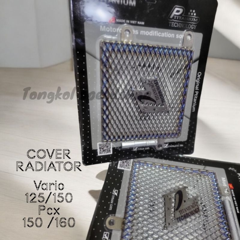 Radiator Cover P titanium net Vario 125/150/160 Pcx 150/160 original ...
