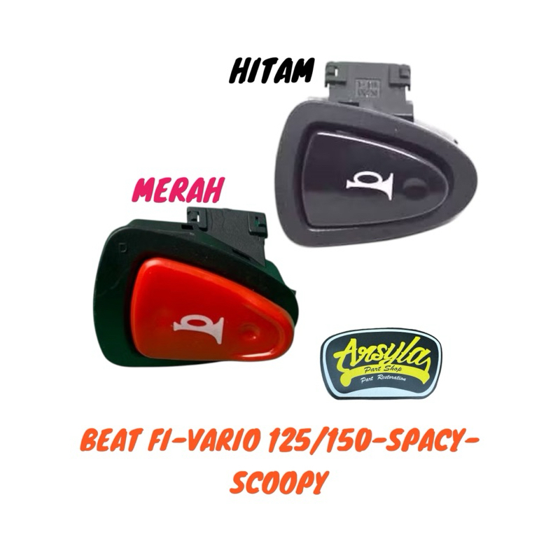 TOMBOL Horn switch button Honda Vietnam beat fi vario 125 vario 150 ...