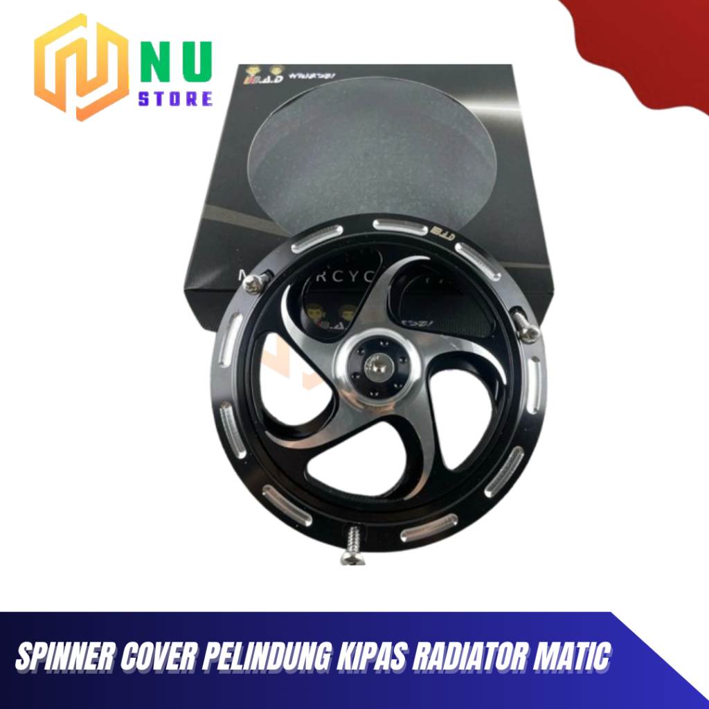 Spinner Cover Protective Cover CNC Matic Spinner Radiator Fan | Shopee ...