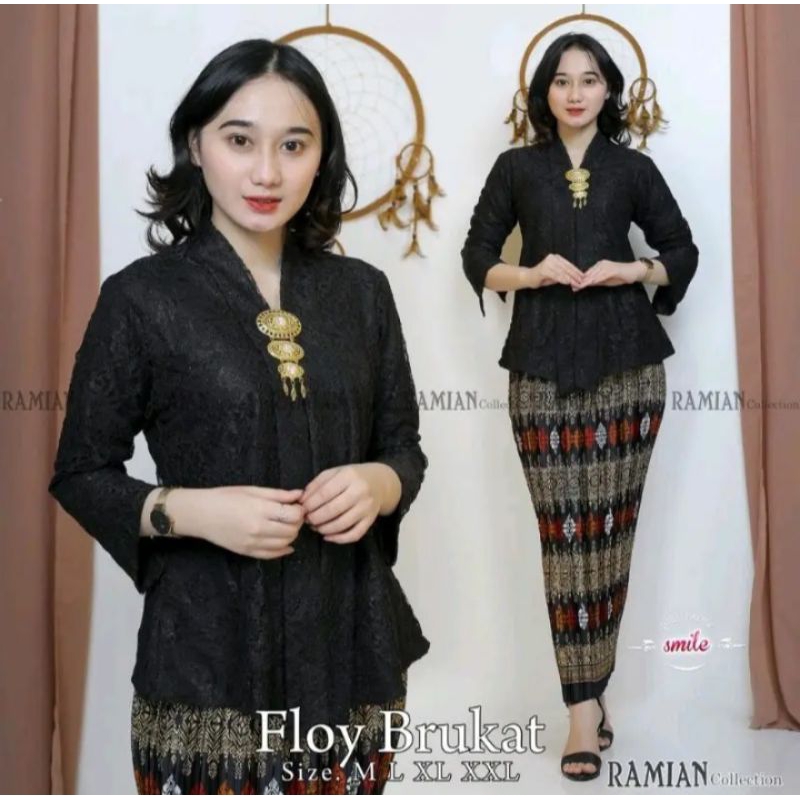 NURA • JUMBO 5XL KARTINI BROKEN FLOY KEBAYA SET / BIGG SIZEE KEBAYA ...