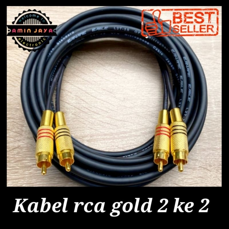 Rca 2 to 2 standard Japanese cable | Shopee Philippines