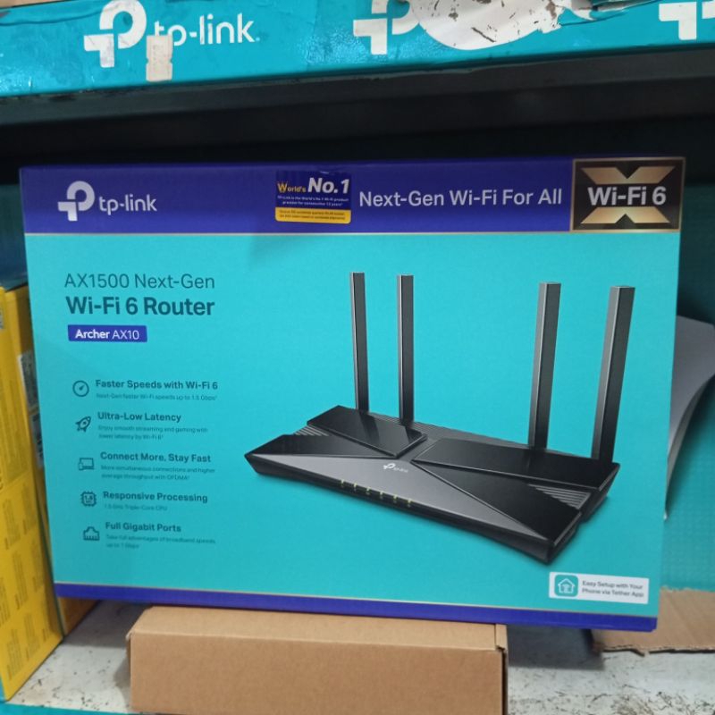 Tp LINK TP-LINK TPLINK ARCHER AX10 WI-FI 6 WI-FI ROUTER AX1500 NEXT GEN ...
