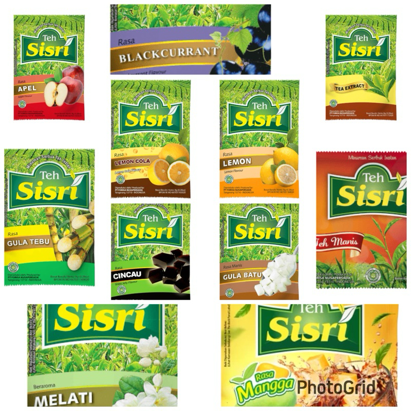 SISRI TEA ALL VARIANT (price per pack) | Shopee Philippines