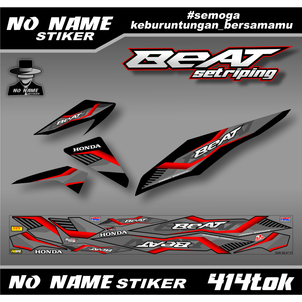 Semi full striping beat fi stickers (414tok) 2013-2015 variations of ...