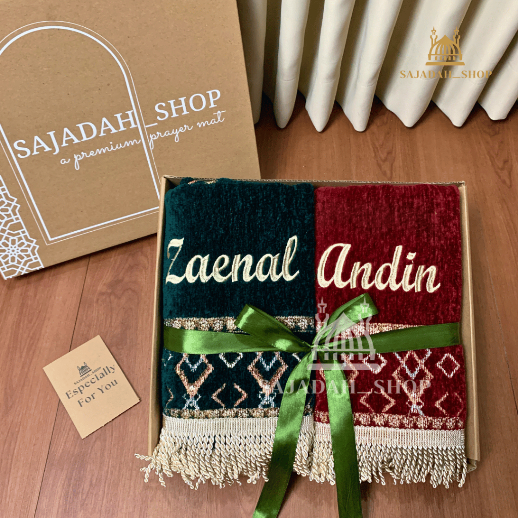 COUPLE Wedding gift Prayer Rug Set (1KG) | Shopee Philippines