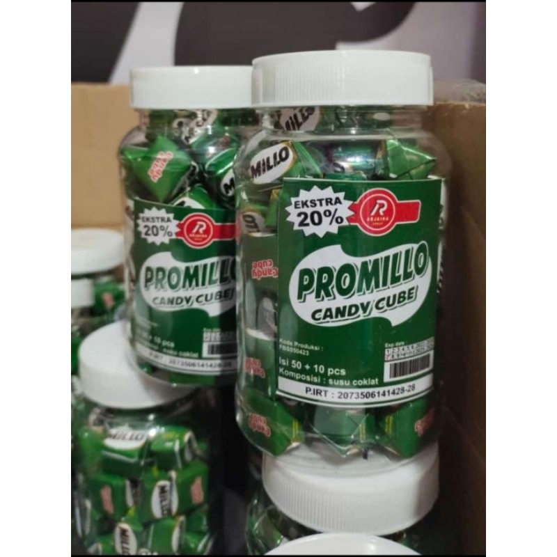 LOKAL Milo Local Millo Omillo Candy Cube/ 1 Pack Jar (Contains 60 Cubes ...