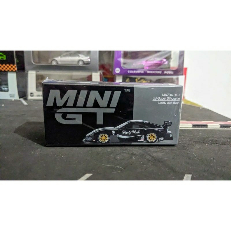 Diecast Mini GT Mazda RX7 RX 7 LB Super Silhouette Liberty Walk Black ...