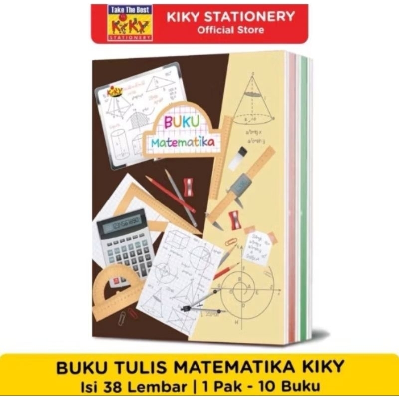 Kiky's 38 Math Small Checkered Book Retail | Shopee Philippines