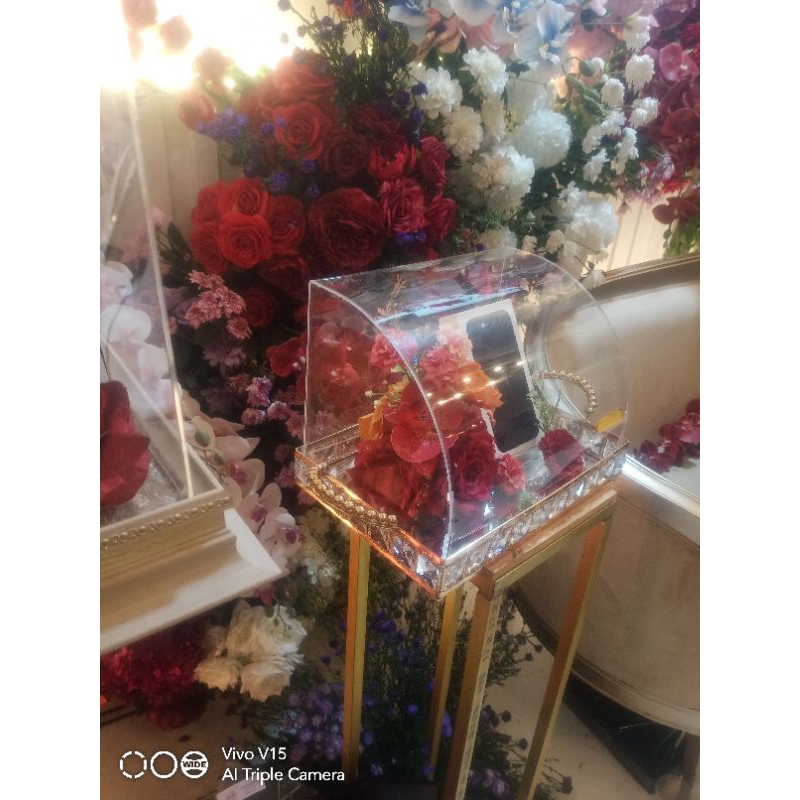 Acrylic dowry box 20 x 20 x 20 cm | Shopee Philippines