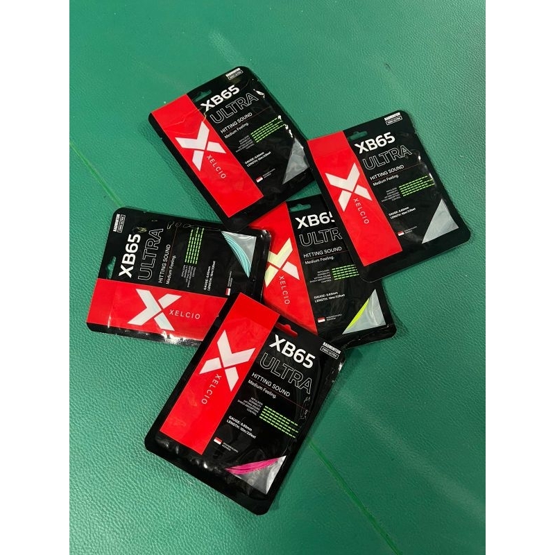 Xelcio xb65 ultra hitting sound badminton strings Original 10 | Shopee ...
