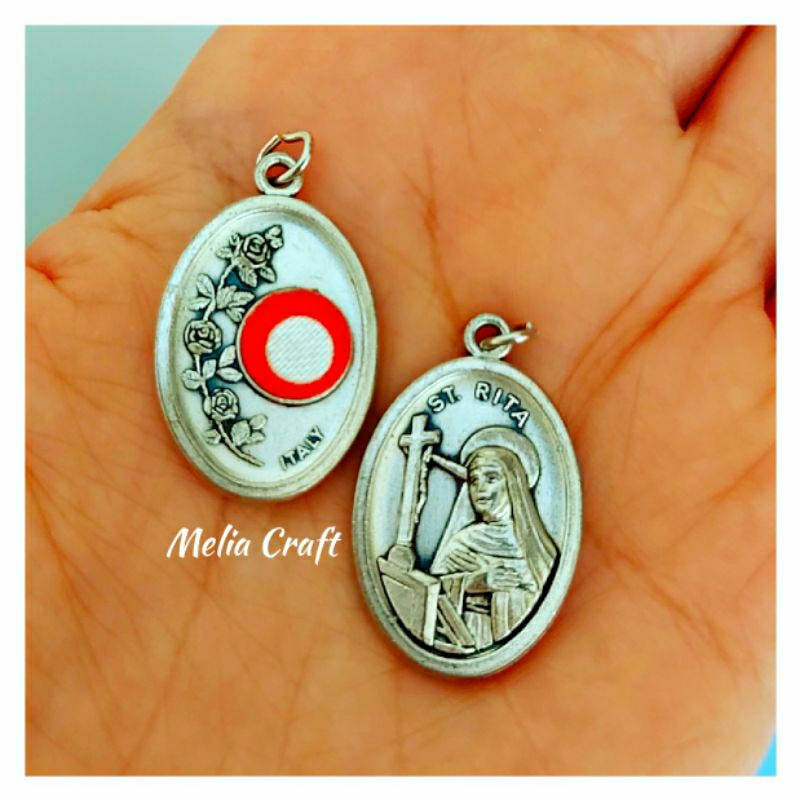 Relikui St Rita Medal - St Rita Relic Medal - Third Class Relic - Made ...