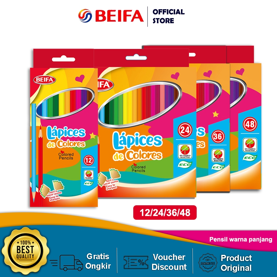 Beifa MK1 Colored Pencils – Premium Quality Hexagonal Grip Colored ...