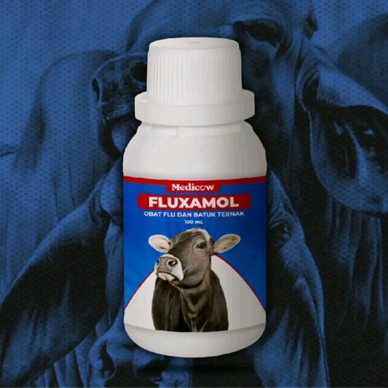 Livestock cough and cold medicine by medicow fluxamol 100ml | Shopee ...
