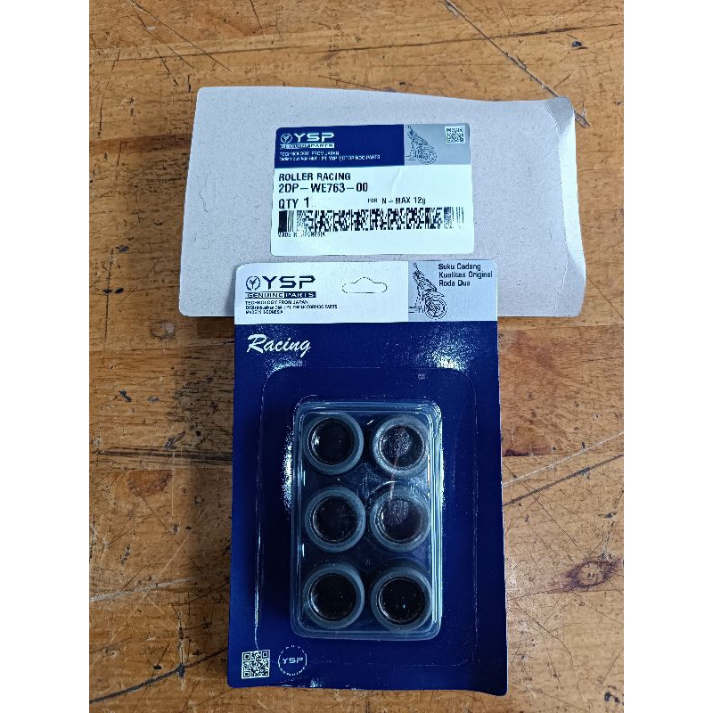 Roller SET RACING 2DP NMAX N-MAX 12 GRAM ORIGINAL YSP FCC | Shopee ...