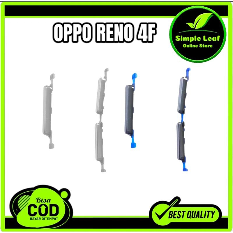 TOMBOL Original Oppo Reno 4F On Off Volume Outer Button | Shopee ...