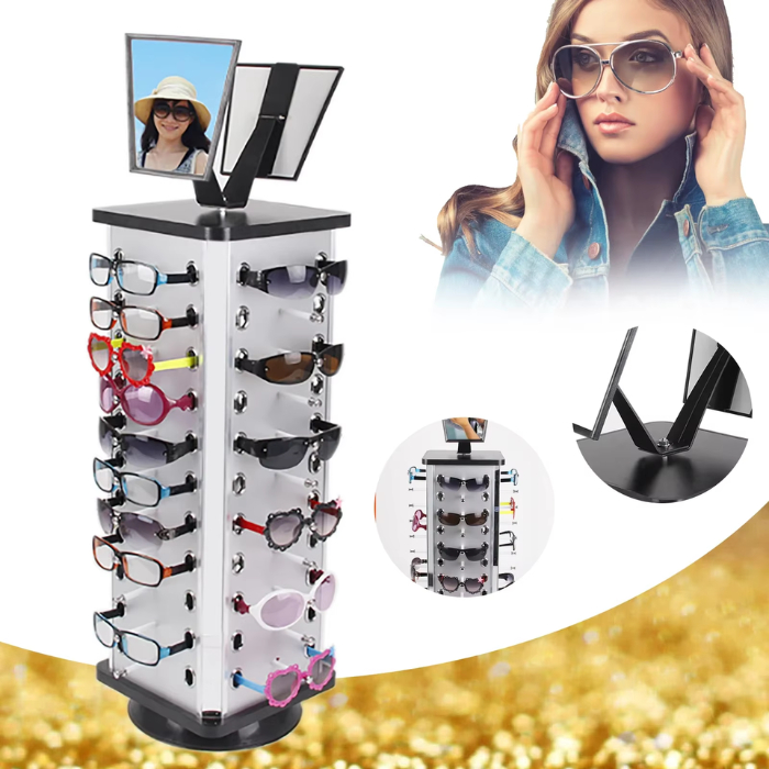 MATA Glasses Display Rack contains 36 Rotates 360 Degrees Glasses ...