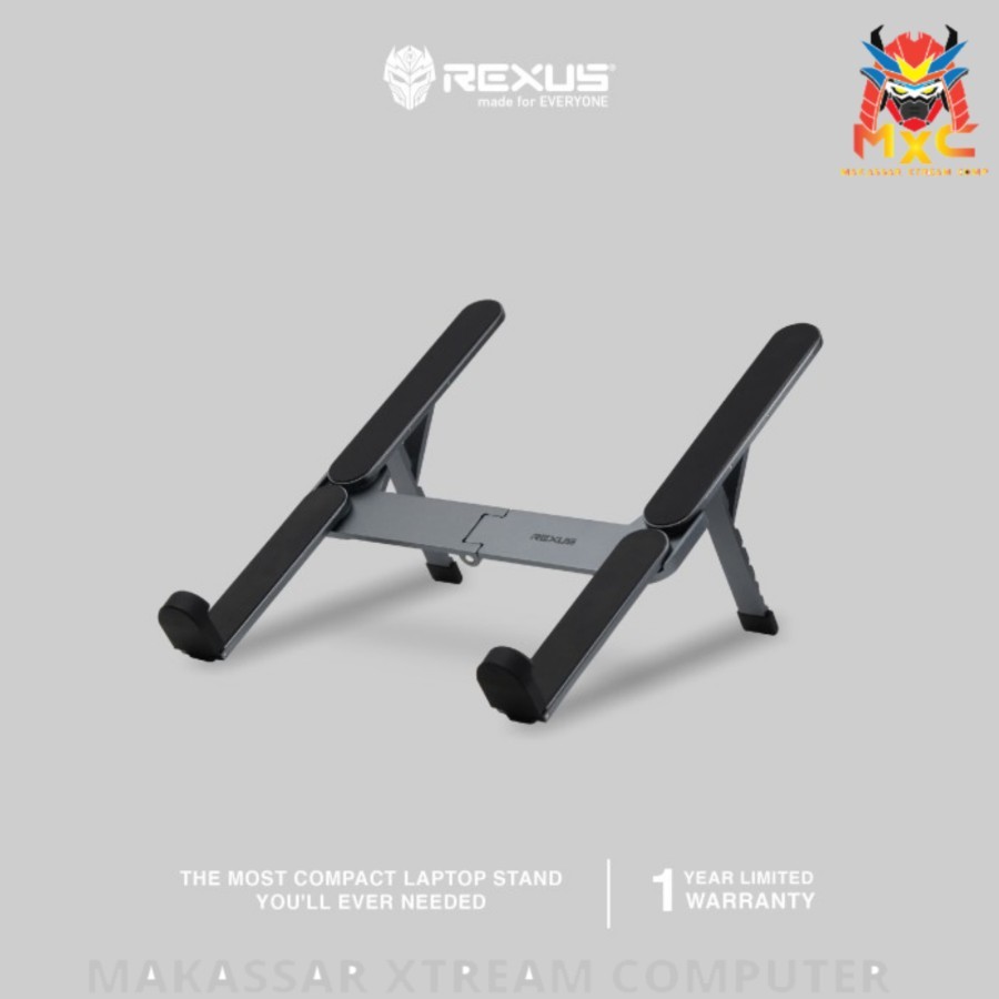 Rexus Tetra FP08 Foldable Laptop Stand / Folding Laptop Stand | Shopee ...
