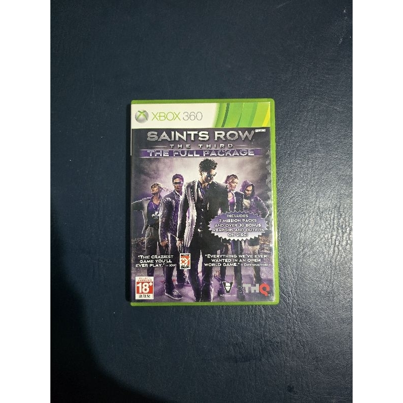 Saints Row: The Third - The Full Package Sur Xbox 360 - Neuf Sous Blister - Français