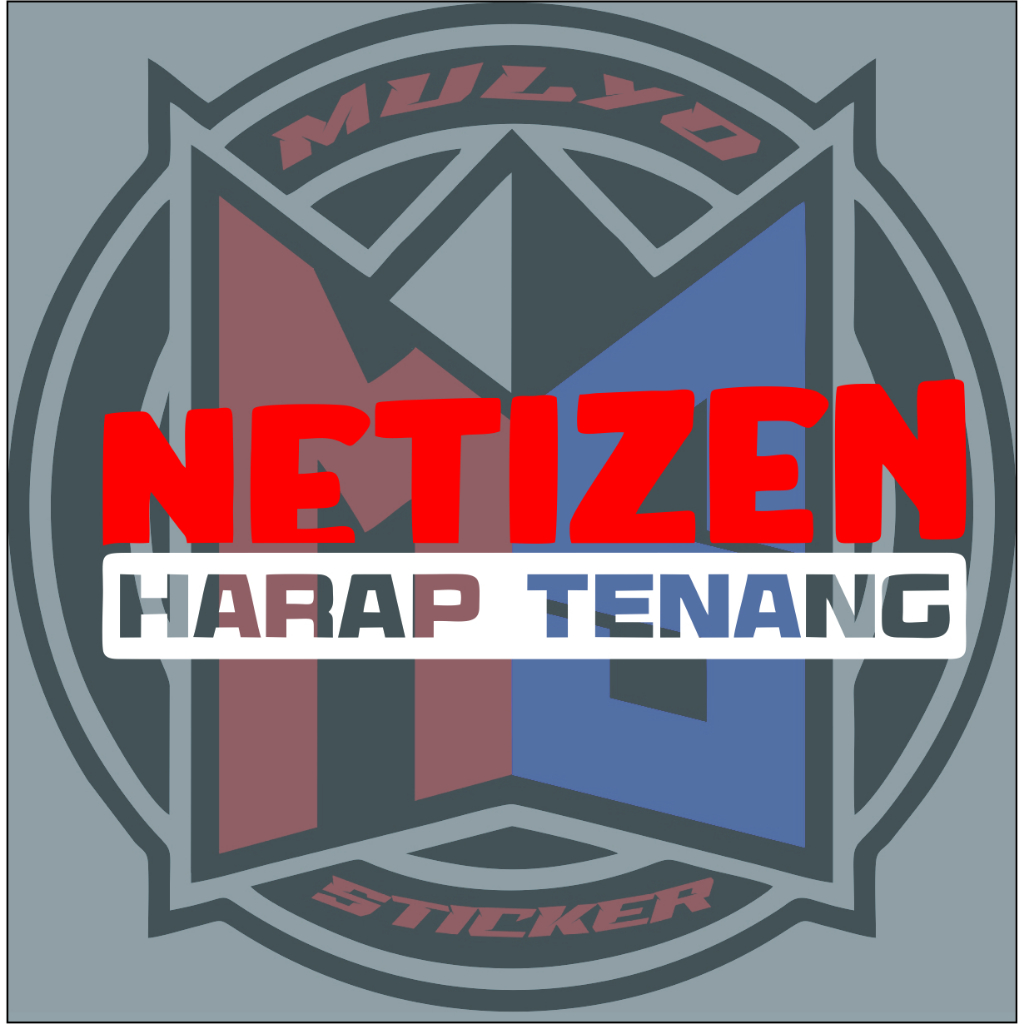 Netizen car picup truck window sticker, please calm down | Shopee ...