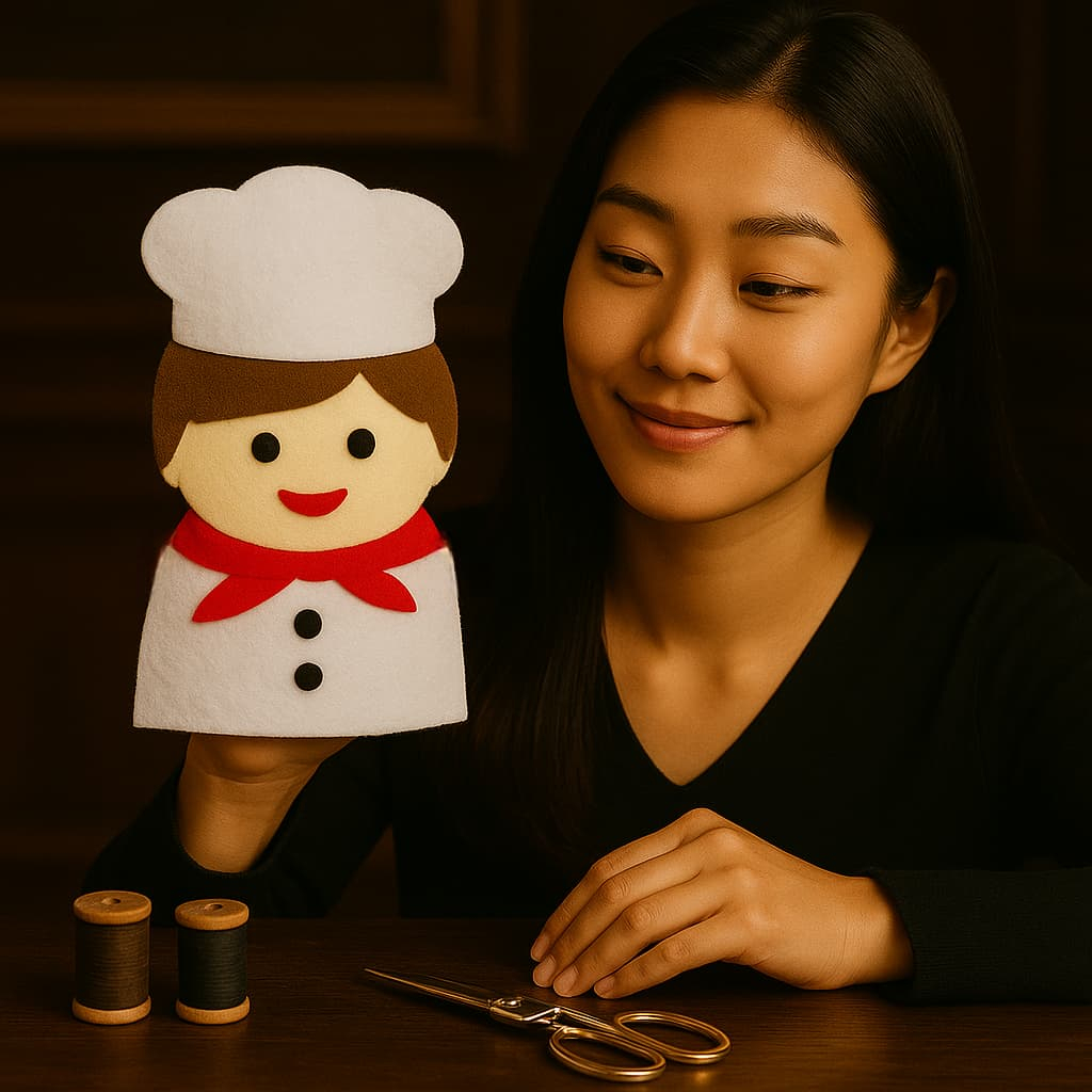 SFO - DIY Chef Profession Hand Puppet | Shopee Philippines