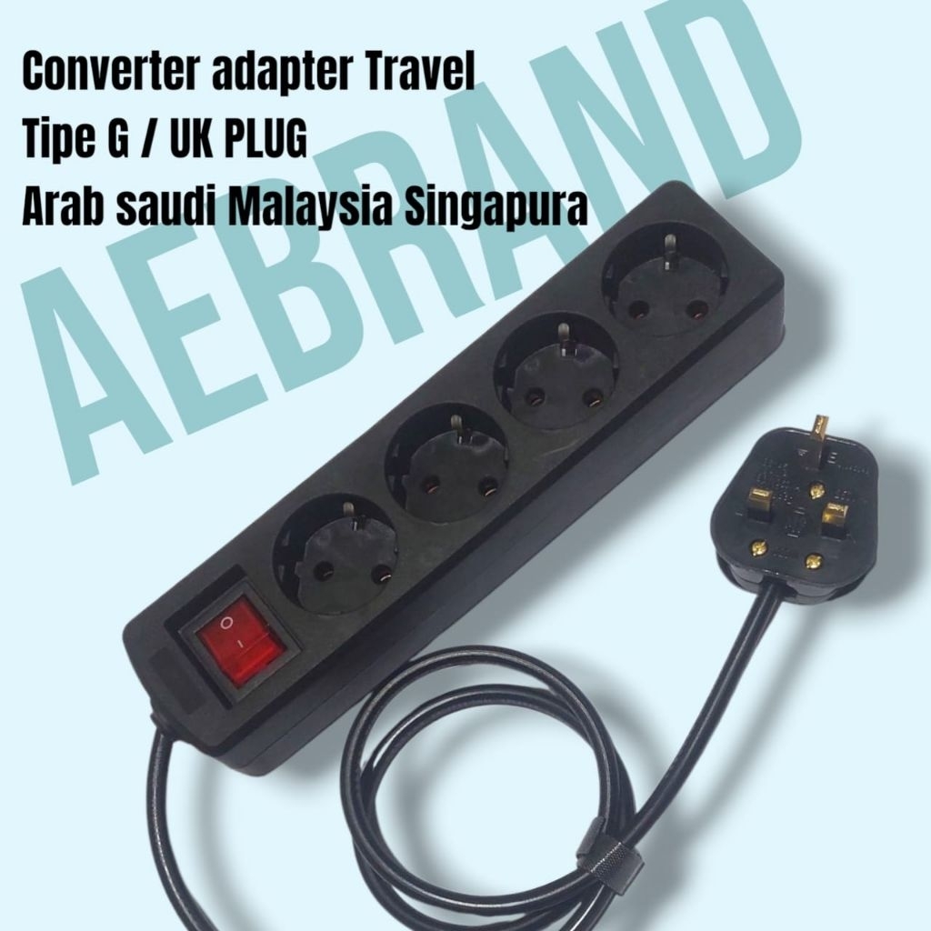 AEBDG Saudi Arabia trevel adapter socket, Hong Kong. Malaysia, Singapor ...