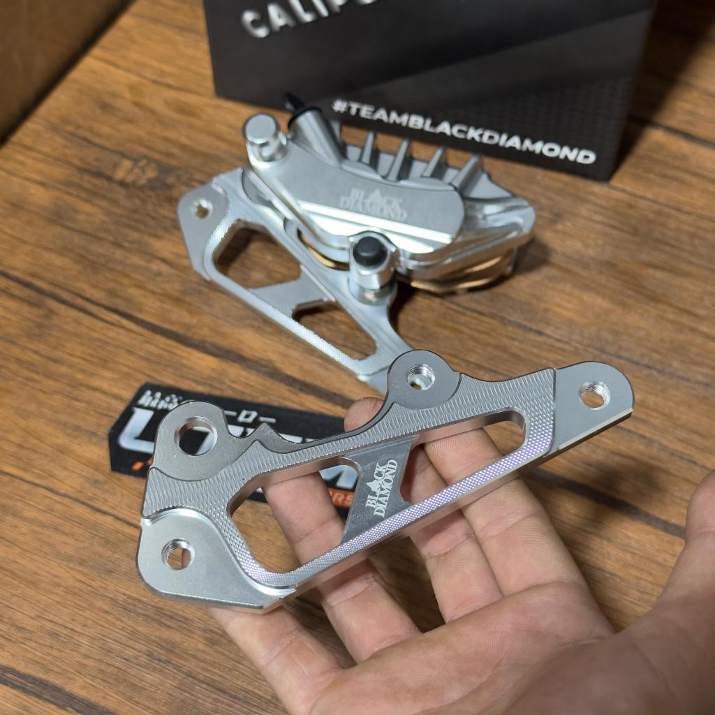 Black Diamond Front Caliper Bracket for Built-in Calipers | Nissin ...