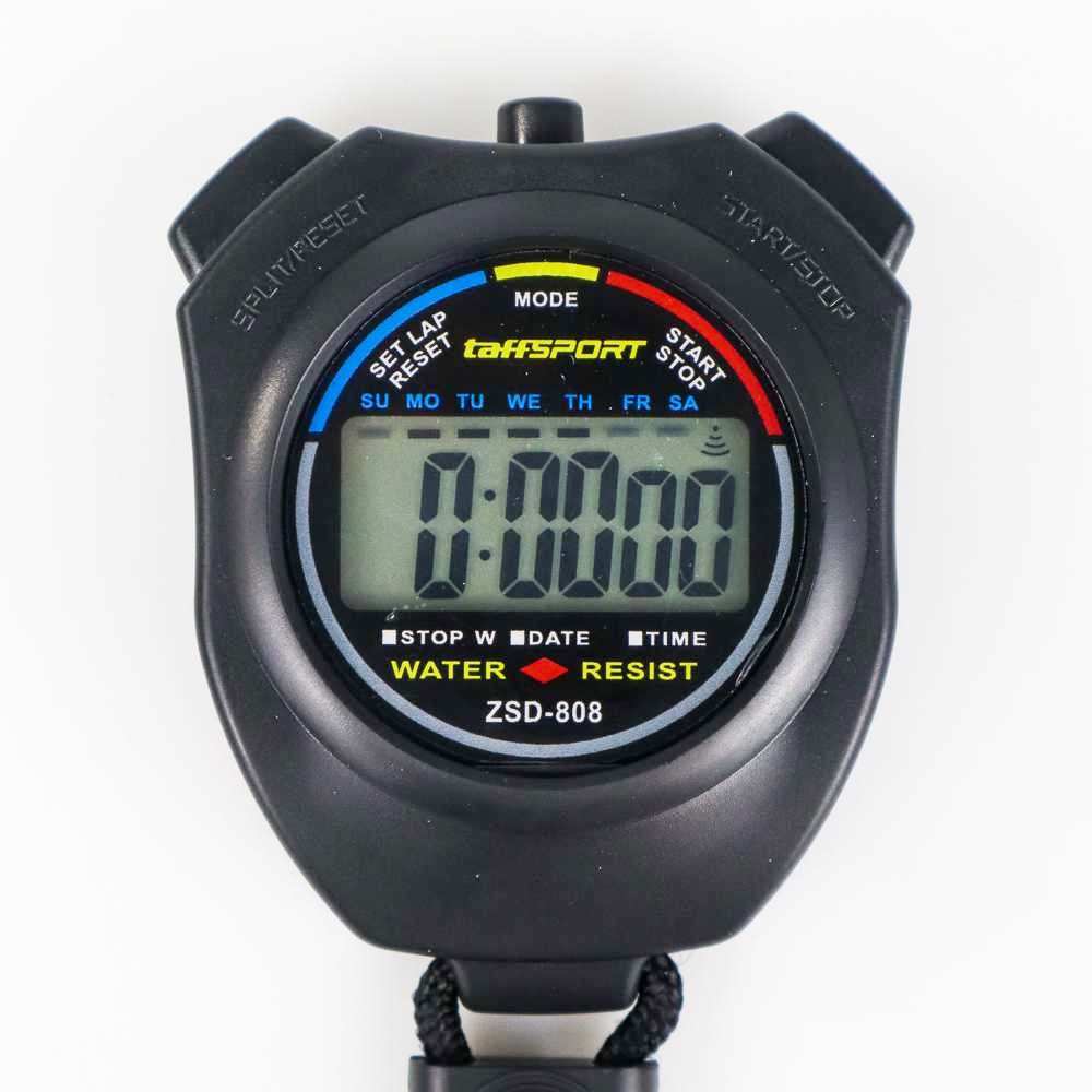 OS Stopwatch TaffSPORT Digital Professional LCD with Strap - Black ...