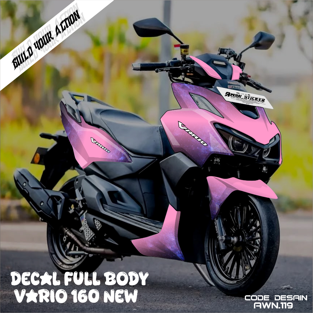 Honda Vario New 160 Fullbody 2022 Decal Sticker - All New Vario 160 ...