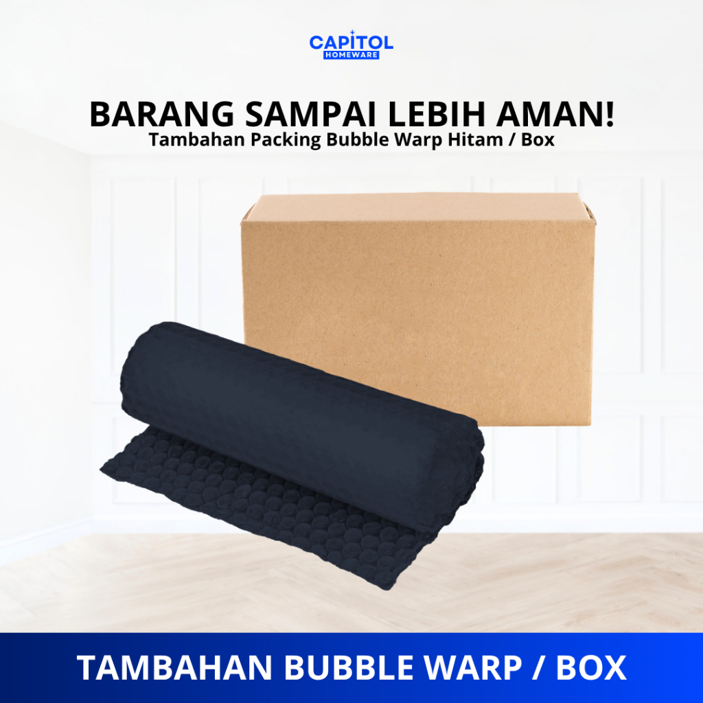Capitol - Additional Black Bubble Wrap Packing / Cardboard Box | Shopee ...