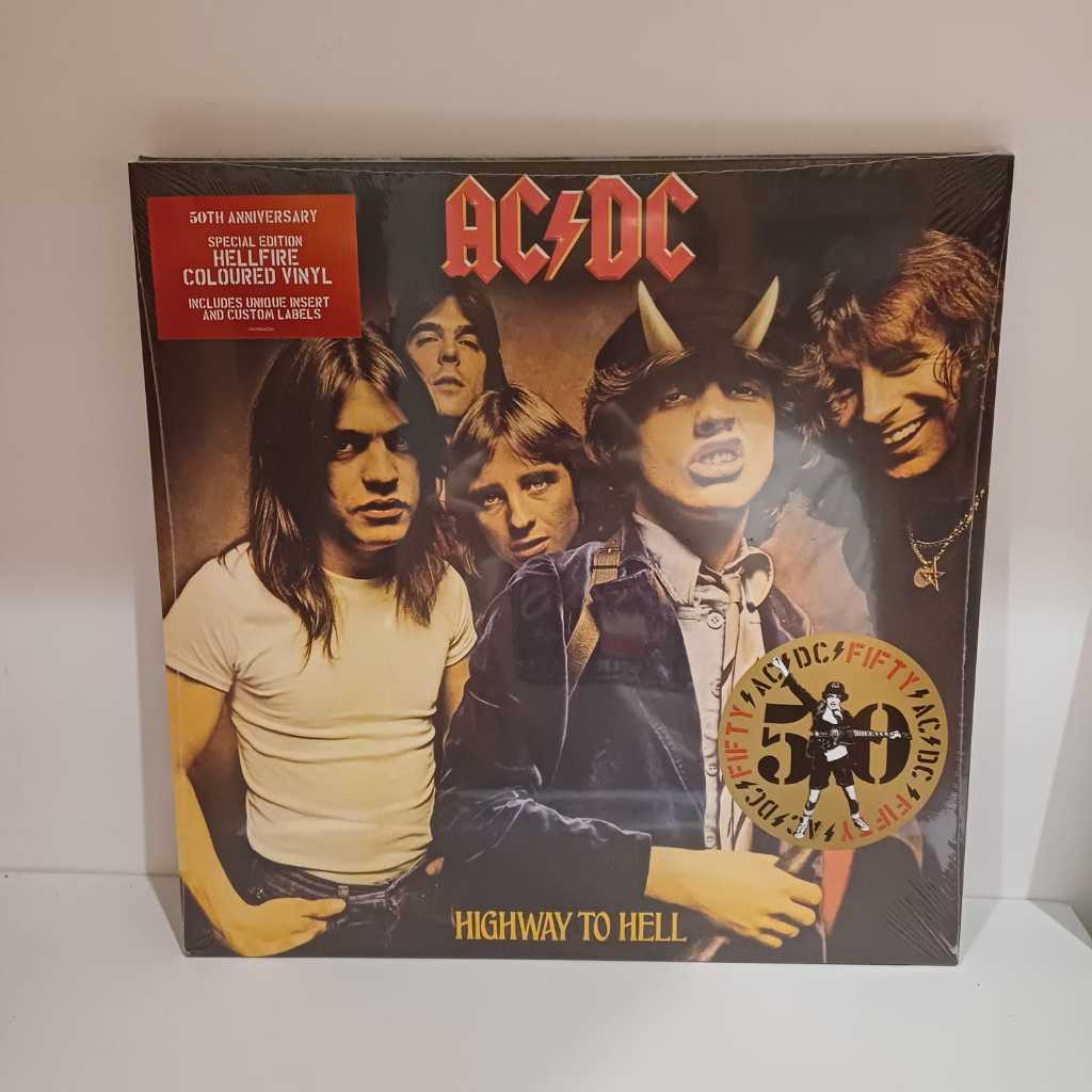 Vinyl LP AC/DC - Highway To Hell (50th Anniversary Colored Hellfire Red ...