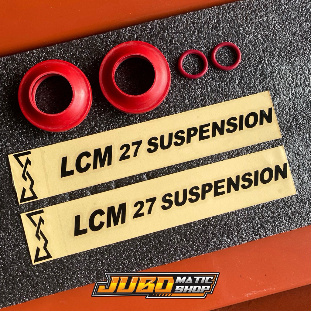 MERAH Sticker lcm includes seal rubber set lcm 27 suspension bottom ...