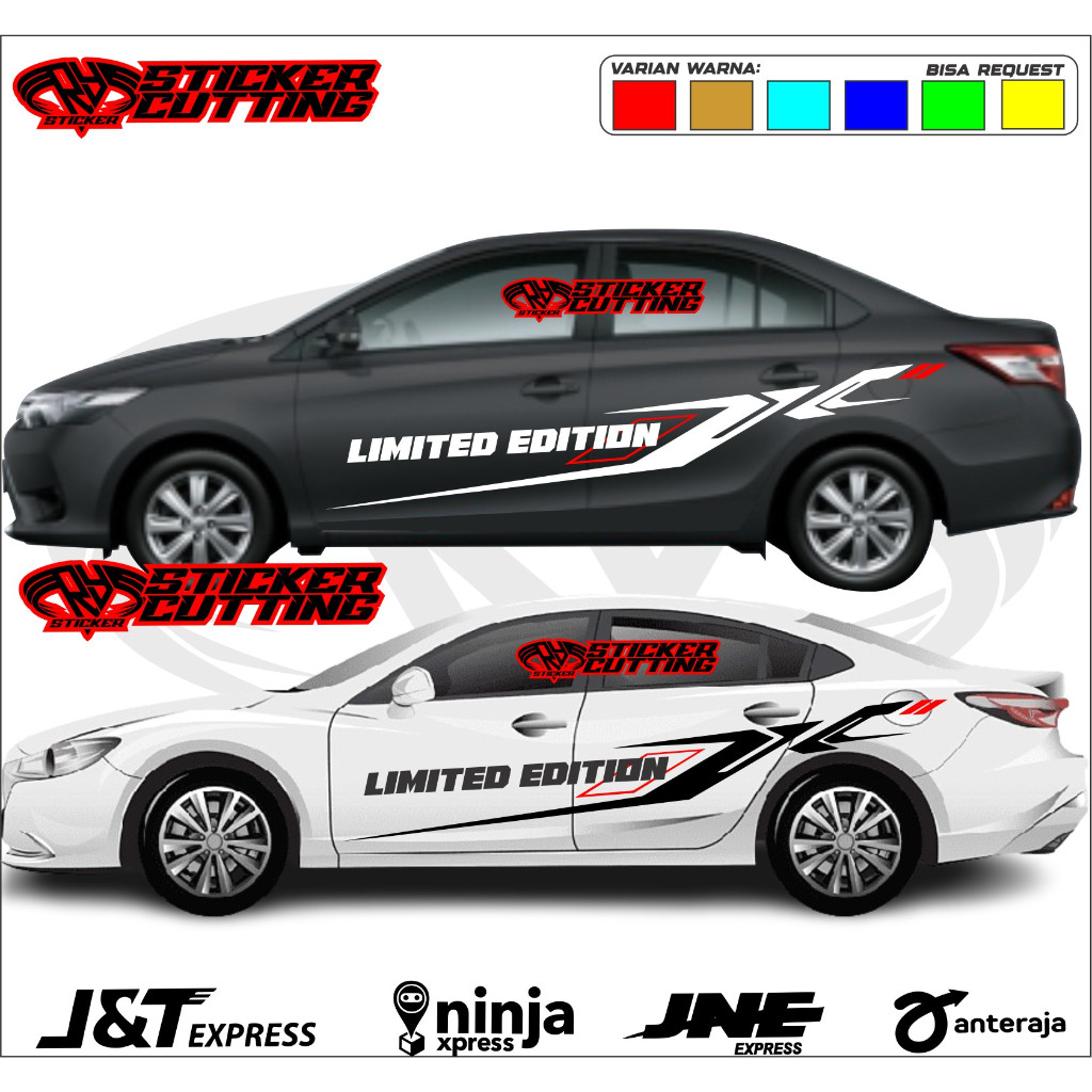 Toyota vios car stickers, latest vios side body list stickers | Shopee ...