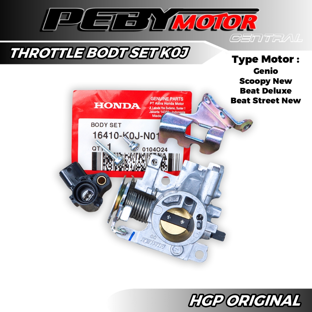 Throttle Body Set TB Genio Beat Street New Scoopy New Original Official ...