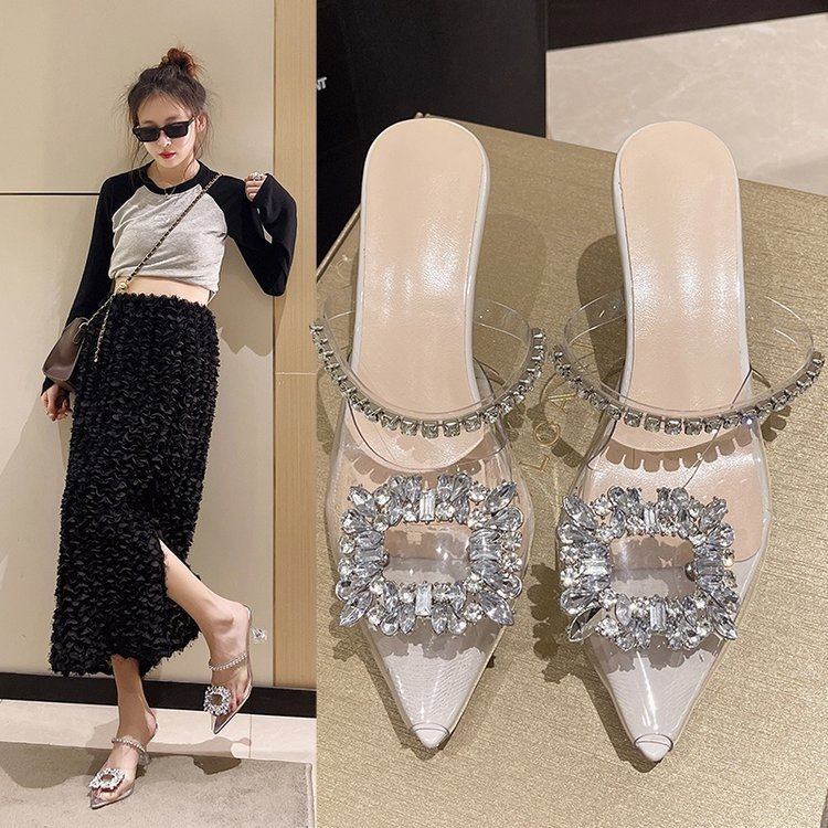 DEVOUE 031 - Trendy High Heel Sandals for Women, Imported Premium ...