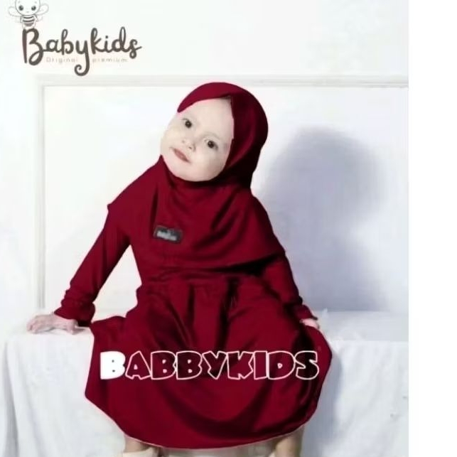 Newborn baby girl robe 0-6 months 8-18 months hijab Set | Shopee ...