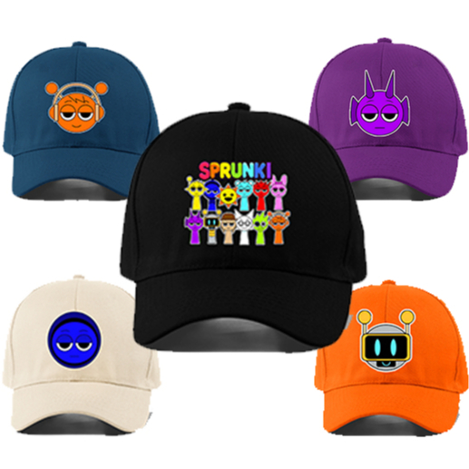 Sprunki Game Character baseball Cap for Ages 3-8 Years | Shopee Philippines