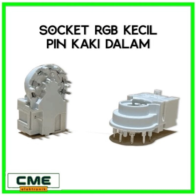 CRT Socket / RGB Socket for Tube Tv / Small Neck PIN 6 - 7 - 8 | Shopee ...