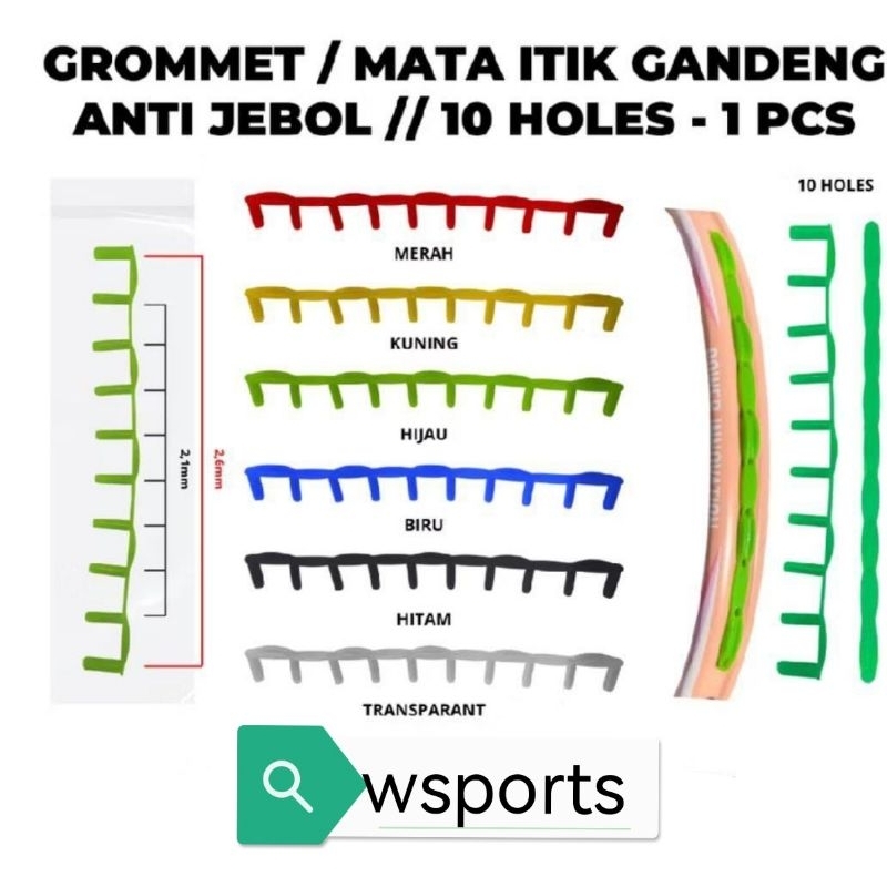 MATA Badminton Racket Duck Eye Grommet Long Handheld Racket Weight 10 ...