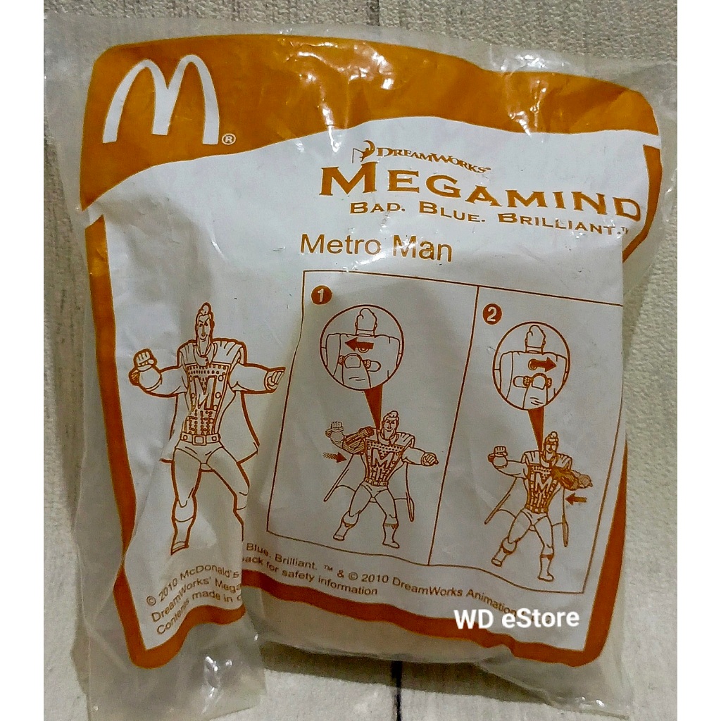 McDonald Happy Meal Toys Megamind, Metromind | Shopee Philippines
