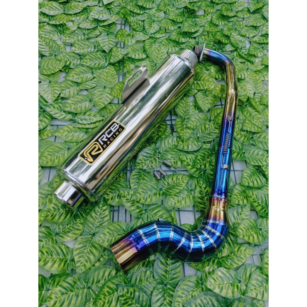 RCB 1set Pipe 51mm canister conical open specs exhaust Pipe for Wave ...