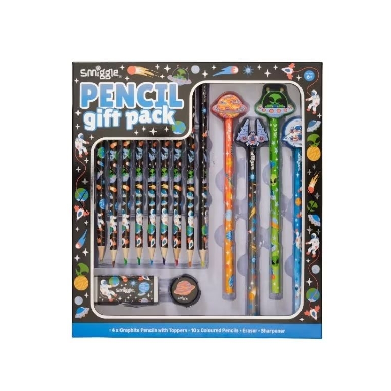 (ORIGINAL) Smiggle Pencils Gift Pack / Smiggle Pencil Set - Astronout ...