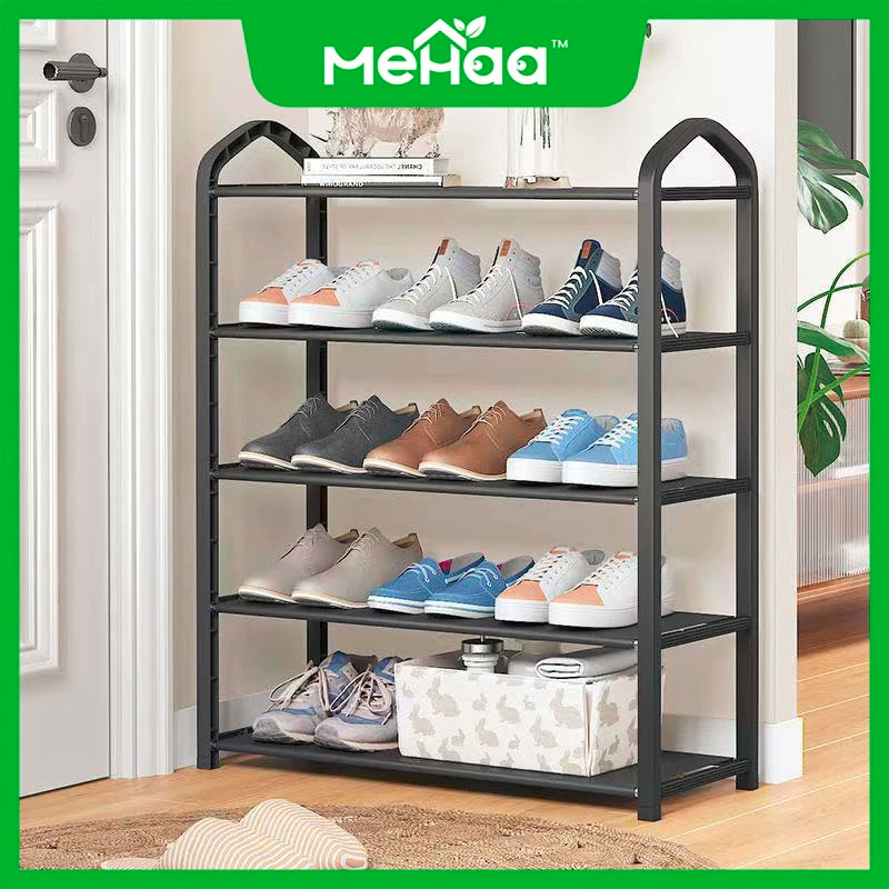 Portable 5 TIER STAINLESS SHOE RACK | Shopee Philippines