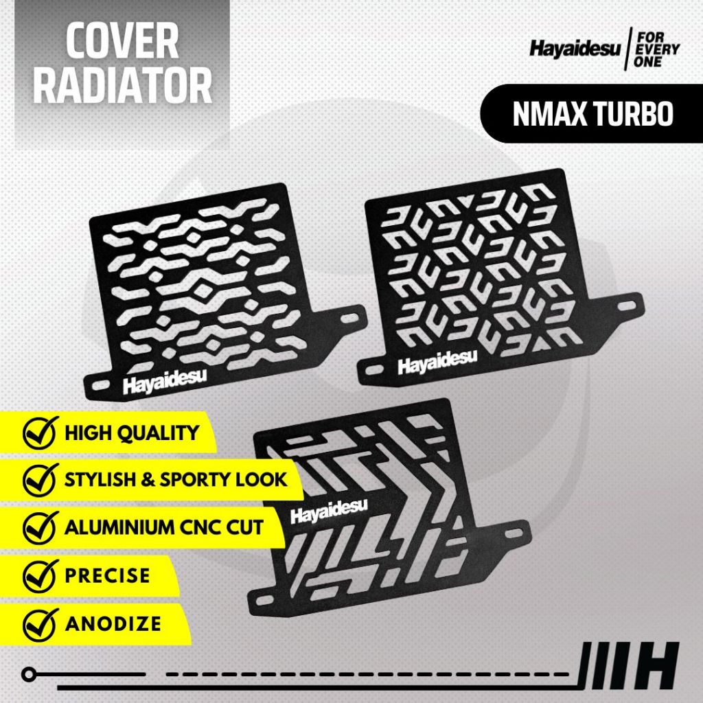 Hayaidesu RADIATOR COVER YAMAHA NMAX TURBO & NEO 2025 | Shopee Philippines
